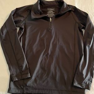 14/16 L.L. Bean Boys Girls Youth Sweatshirt Shirt Top Long Sleeve Top Black